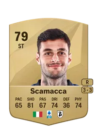 Gianluca Scamacca Common 79 Overall Rating