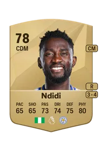 Wilfred Ndidi Common 78 Overall Rating