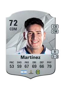 Mauricio Martínez Rare 72 Overall Rating