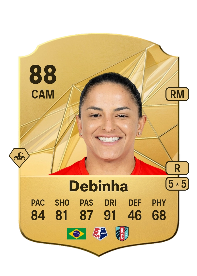 Debinha Rare 88 Overall Rating