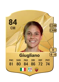 Manuela Giugliano Rare 84 Overall Rating