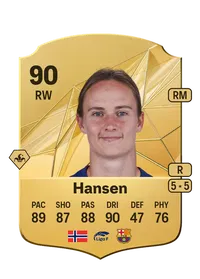 Caroline Graham Hansen Rare 90 Overall Rating