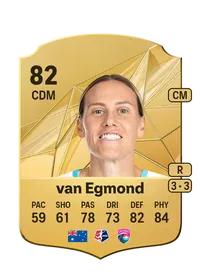 Emily van Egmond Rare 82 Overall Rating