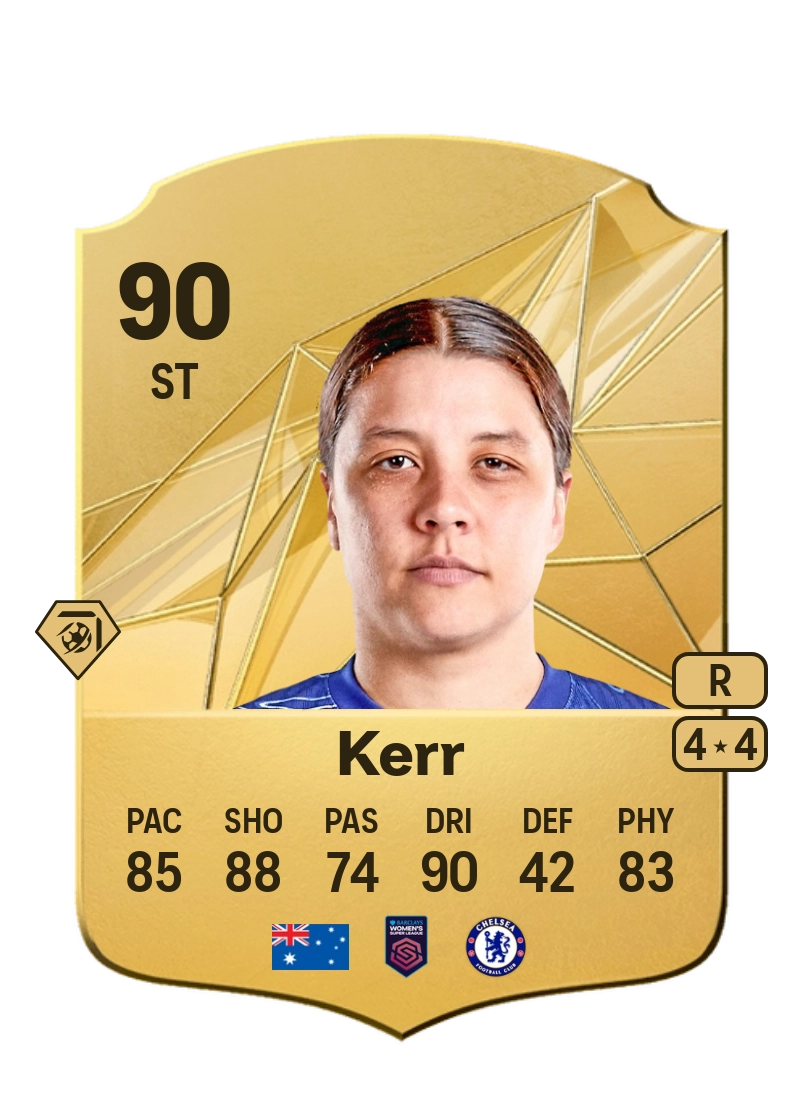 Sam Kerr Rare 90 Overall Rating