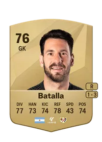 Augusto Batalla Common 76 Overall Rating