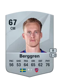 Gustav Berggren Common 67 Overall Rating