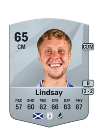 Jamie Lindsay Common 65 Overall Rating