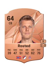 Sigurd Rosted Rare 64 Overall Rating