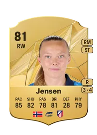 Synne Jensen Rare 81 Overall Rating