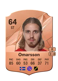 Elías Már Ómarsson Rare 64 Overall Rating