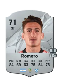 Braian Romero Rare 71 Overall Rating