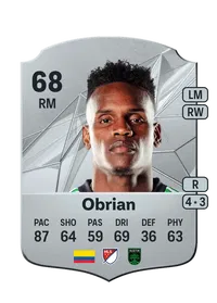 Jáder Obrian Rare 68 Overall Rating