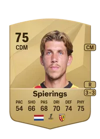 Stijn Spierings Common 75 Overall Rating