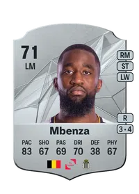 Isaac Mbenza Rare 71 Overall Rating