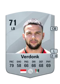 Calvin Verdonk Common 71 Overall Rating