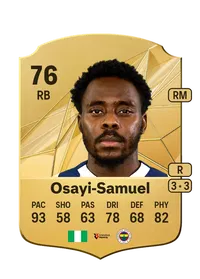 Bright Osayi-Samuel Rare 76 Overall Rating