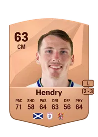 Regan Hendry Common 63 Overall Rating