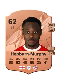 Rushian Hepburn-Murphy Rare 62 Overall Rating