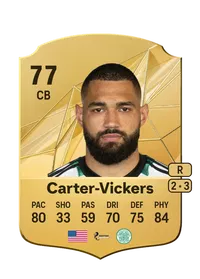 Cameron Carter-Vickers Rare 77 Overall Rating