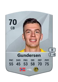 Jostein Gundersen Common 70 Overall Rating