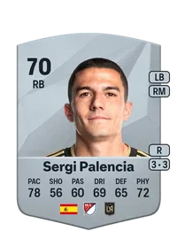 Sergi Palencia Common 70 Overall Rating