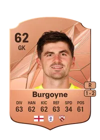 Harry Burgoyne Rare 62 Overall Rating