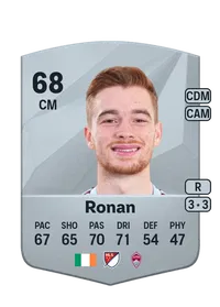 Connor Ronan Common 68 Overall Rating