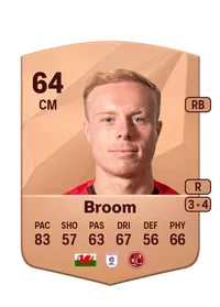 Ryan Broom Common 64 Overall Rating