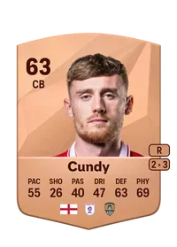 Robbie Cundy Common 63 Overall Rating