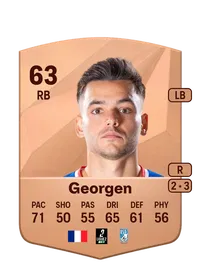 Alec Georgen Common 63 Overall Rating