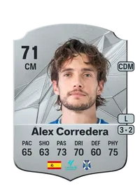 Àlex Corredera Rare 71 Overall Rating