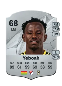 Yaw Yeboah Rare 68 Overall Rating