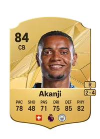 Manuel Akanji Rare 84 Overall Rating