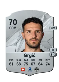 Anto Grgić Rare 70 Overall Rating