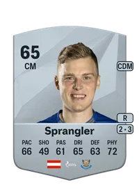 Sven Sprangler Common 65 Overall Rating