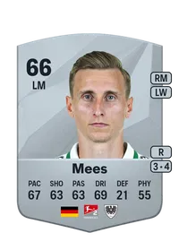 Joshua Mees Common 66 Overall Rating