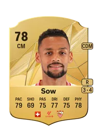 Djibril Sow Rare 78 Overall Rating