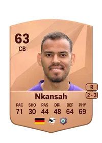 Steffen Nkansah Common 63 Overall Rating