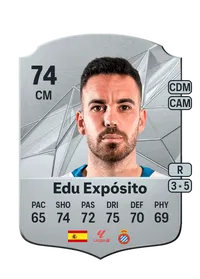 Edu Expósito Rare 74 Overall Rating