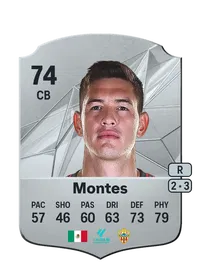 César Montes Rare 74 Overall Rating