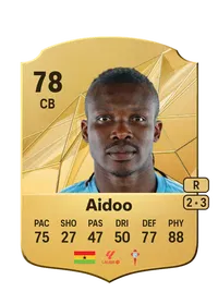 Joseph Aidoo Rare 78 Overall Rating