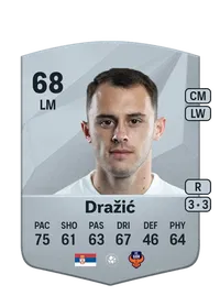 Dejan Dražić Common 68 Overall Rating