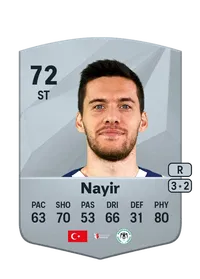 Umut Nayir Common 72 Overall Rating