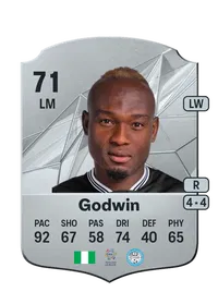 Saviour Godwin Rare 71 Overall Rating