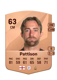 Alex Pattison Common 63 Overall Rating