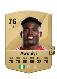 Taiwo Awoniyi Common 76 Overall Rating