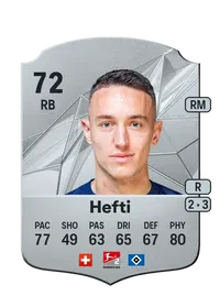 Silvan Hefti Rare 72 Overall Rating