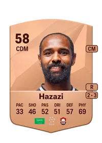 Naif Hazazi Common 58 Overall Rating