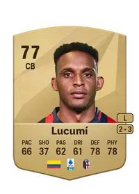 Jhon Lucumí Common 77 Overall Rating