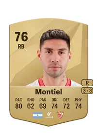 Gonzalo Montiel Common 76 Overall Rating